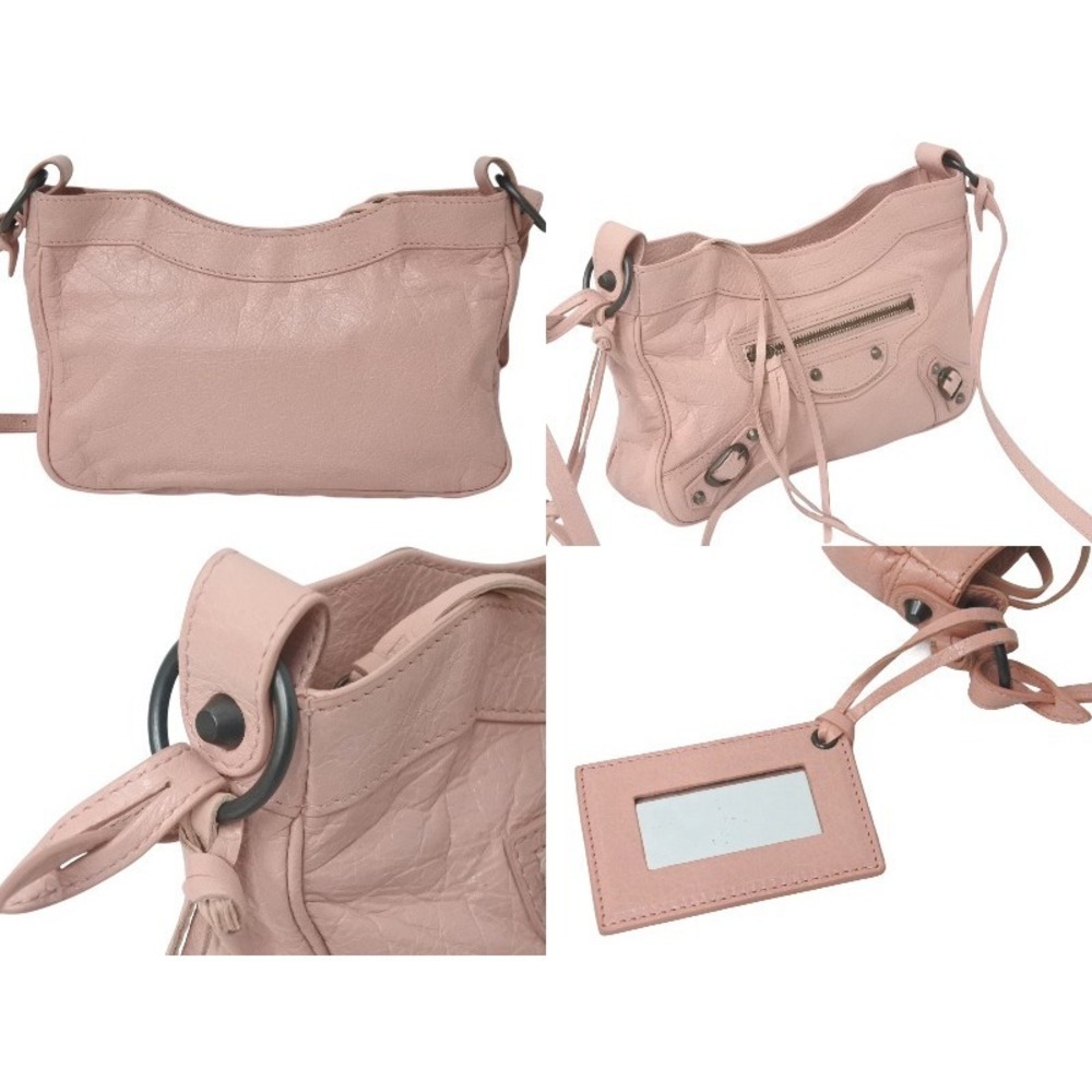Balenciaga pink black The bag Getaway leather shoulder - Picture 4 of 10